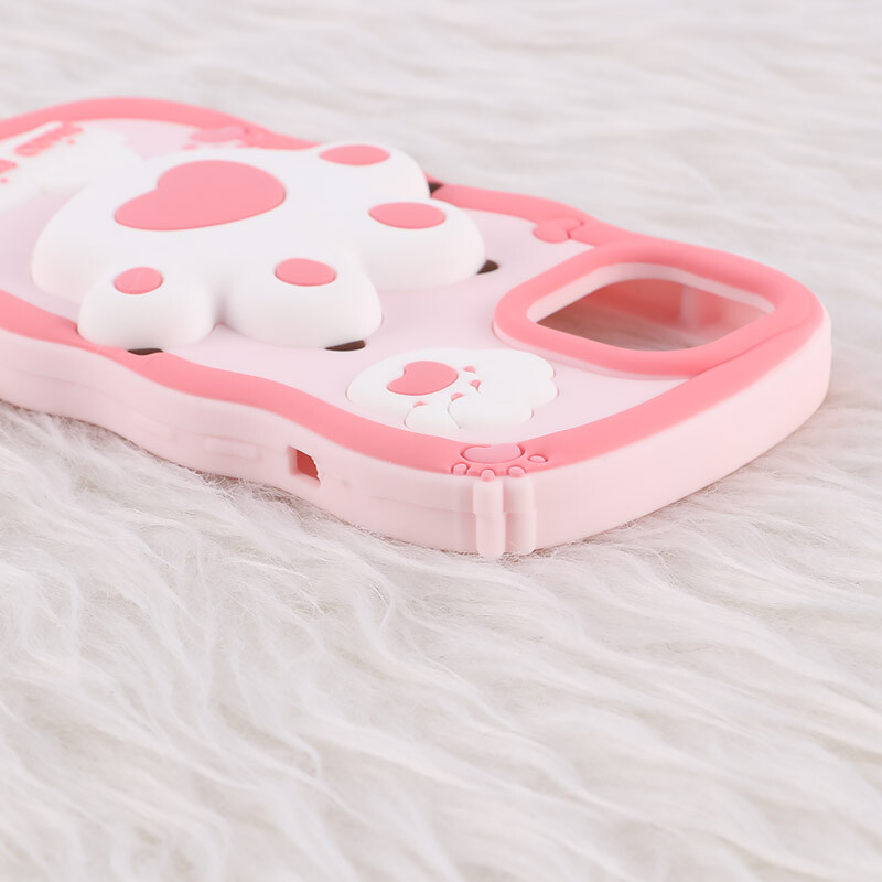 قاب سیلیکونی آیفون iPhone 13 / 14 طرح پنجه Miao Miao