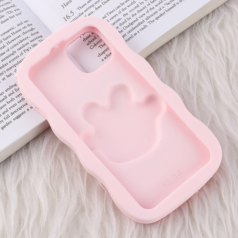 قاب سیلیکونی آیفون iPhone 13 / 14 طرح پنجه Miao Miao