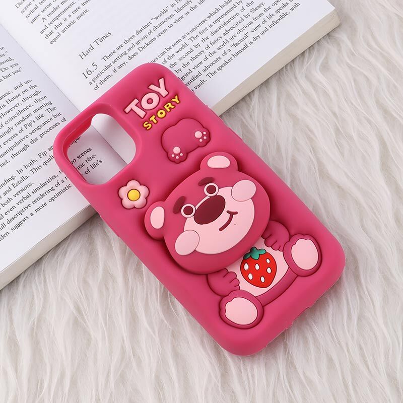 قاب سیلیکونی آیفون iPhone 13 / 14 پاپ سوکت دار طرح خرس Toy Story