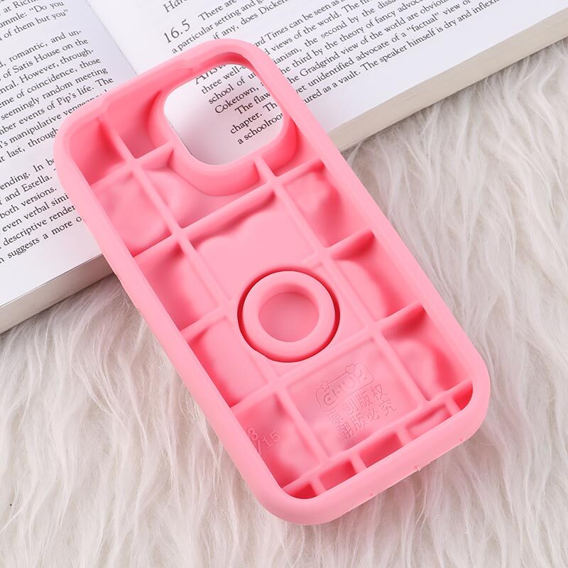 قاب سیلیکونی آیفون iPhone 13 / 14 پاپ سوکت دار طرح خرگوش