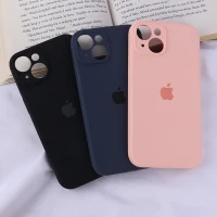 قاب سیلیکونی اصلی زیربسته آیفون iPhone 14 محافظ لنزدار