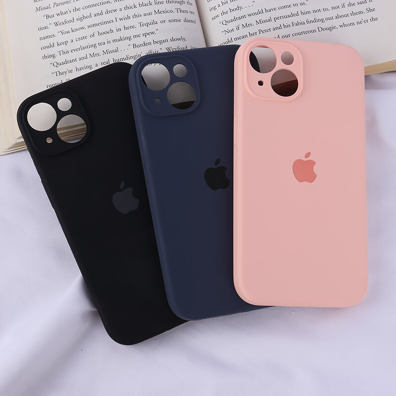 قاب سیلیکونی اصلی زیربسته آیفون iPhone 14 محافظ لنزدار