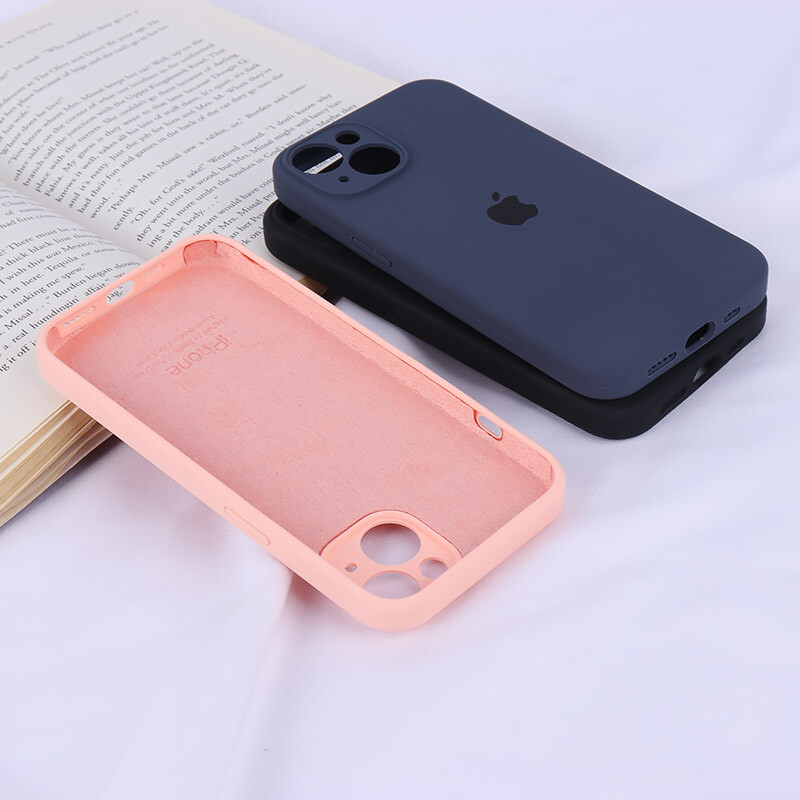 قاب سیلیکونی اصلی زیربسته آیفون iPhone 14 محافظ لنزدار