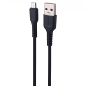 کابل میکرو یو اس بی فست شارژ 2.4 آمپر دنمن D42V طول 1 متر شرینک
