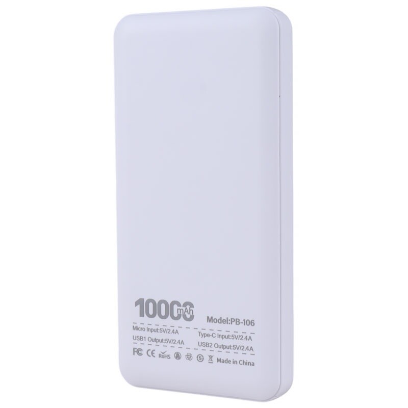 پاوربانک فست شارژ بوکو PB-106 12W ظرفیت 10000 میلی آمپر ساعت