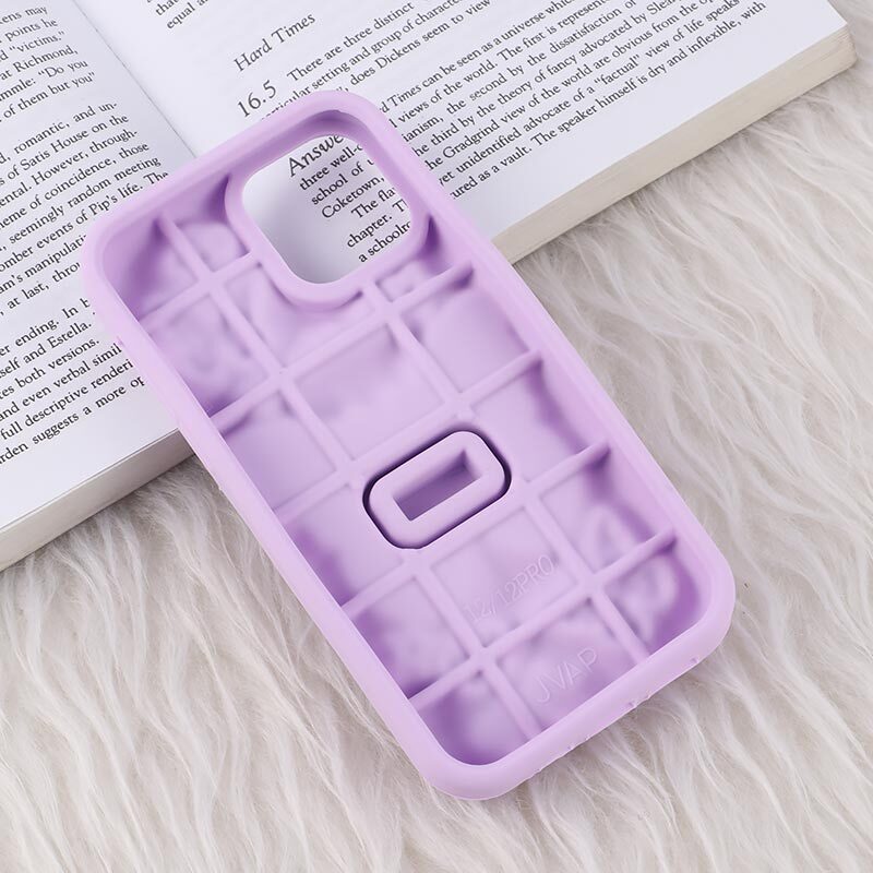 قاب سیلیکونی آیفون iPhone 12 / 12 Pro پاپ سوکت دار طرح Butterfly