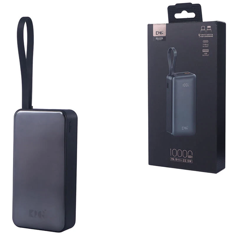 پاور بانک فست شارژ کی پی جی KPG-109 QC3.0 PD 22.5W ظرفیت 10000 میلی آمپر ساعت
