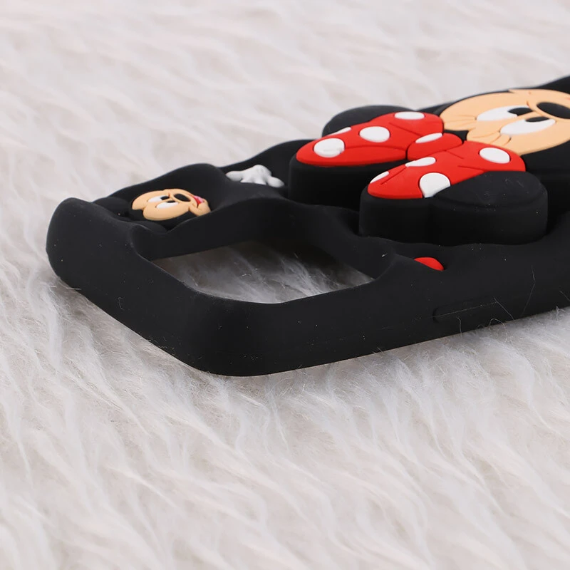 قاب سیلیکونی آیفون iPhone 13 Pro پاپ سوکت دار طرح Mickey & Minnie Mouse
