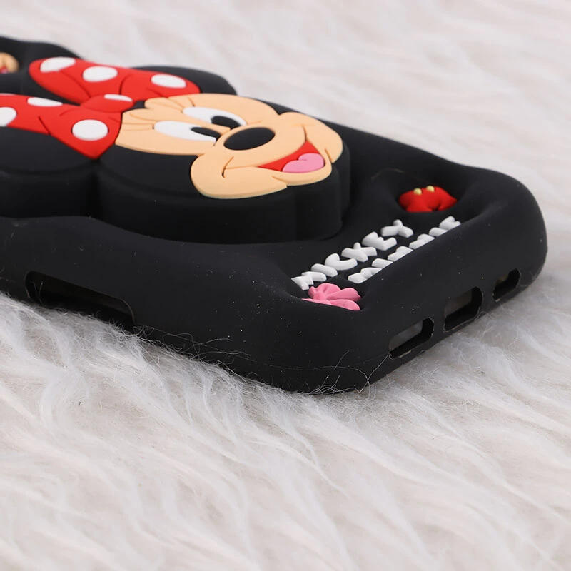قاب سیلیکونی آیفون iPhone 16 Pro پاپ سوکت دار طرح Mickey & Minnie Mouse