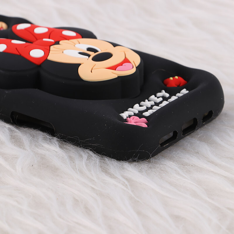 قاب سیلیکونی آیفون iPhone 16 Pro پاپ سوکت دار طرح Mickey & Minnie Mouse