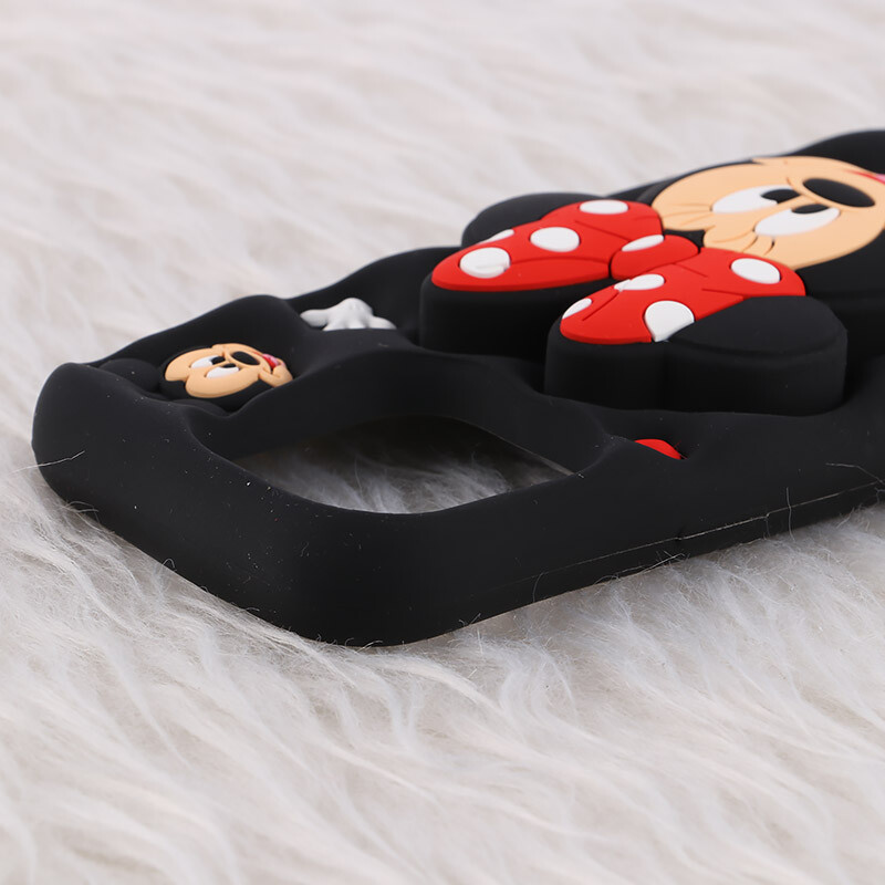 قاب سیلیکونی آیفون iPhone 16 Pro پاپ سوکت دار طرح Mickey & Minnie Mouse