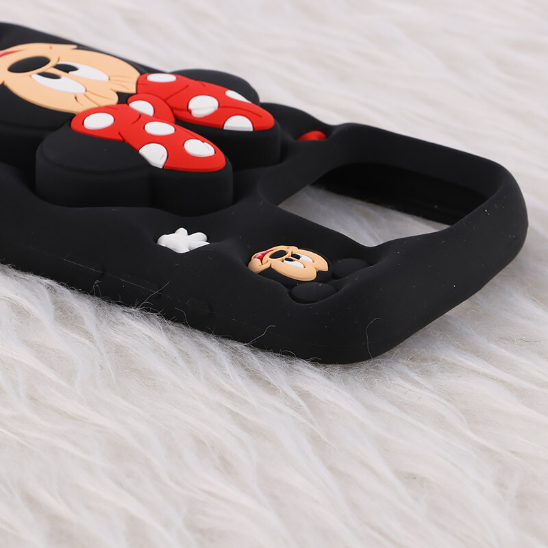 قاب سیلیکونی آیفون iPhone 16 Pro پاپ سوکت دار طرح Mickey & Minnie Mouse