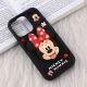 قاب سیلیکونی آیفون iPhone 16 Pro پاپ سوکت دار طرح Mickey & Minnie Mouse