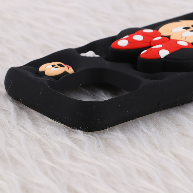 قاب سیلیکونی آیفون iPhone 16 Pro Max پاپ سوکت دار طرح Mickey & Minnie Mouse