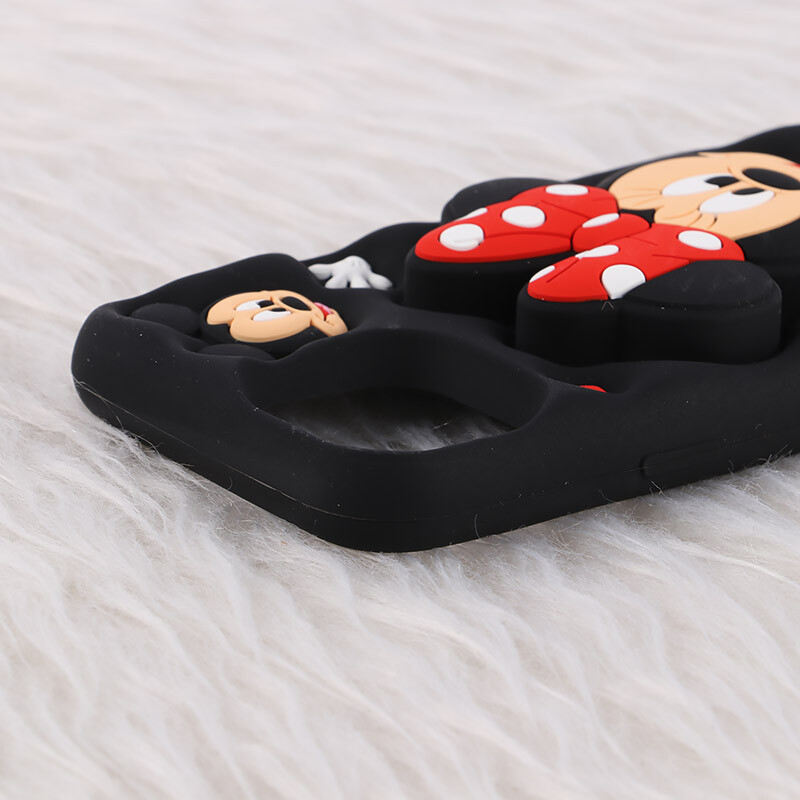 قاب سیلیکونی آیفون iPhone 13 / 14 پاپ سوکت دار طرح Mickey & Minnie Mouse