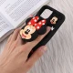 قاب سیلیکونی آیفون iPhone 13 / 14 پاپ سوکت دار طرح Mickey & Minnie Mouse