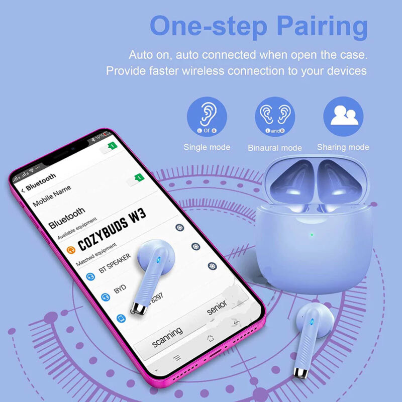 هندزفری بلوتوثی ریمکس CozyBuds W3