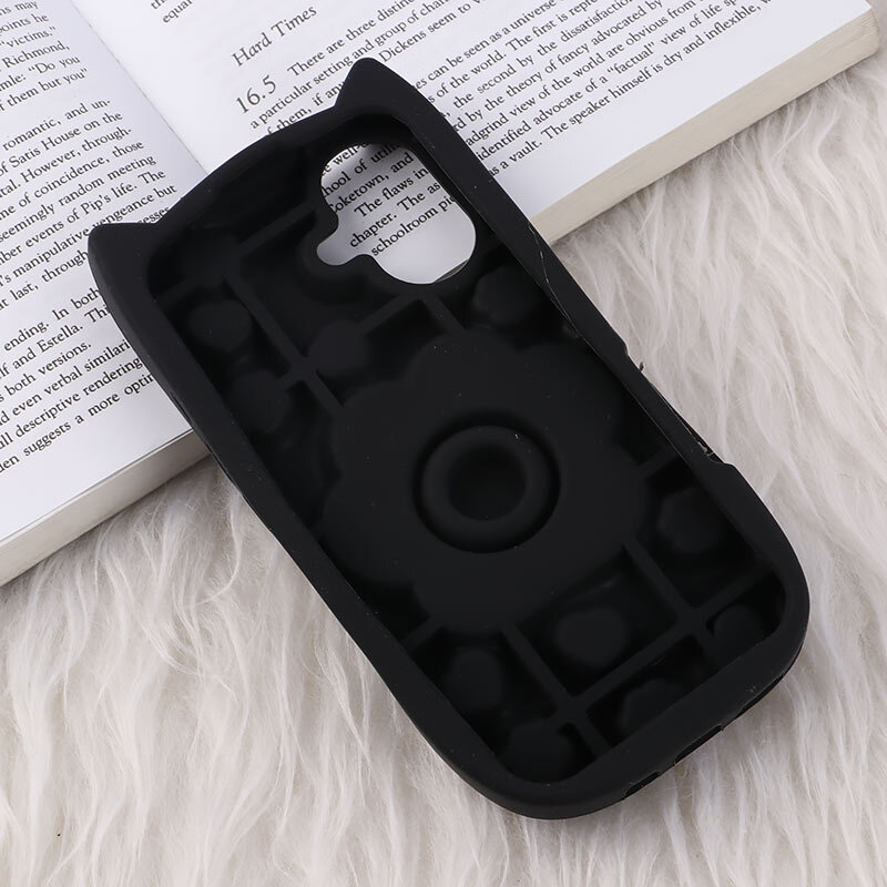 قاب سیلیکونی آیفون iPhone 16 پاپ سوکت دار گوش دار طرح پنجه