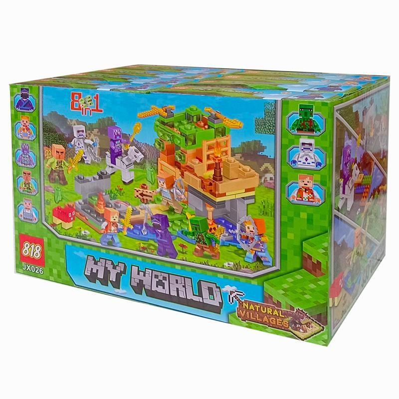 لگو روستایی ماینکرافت My World JX026 بسته 16 عددی