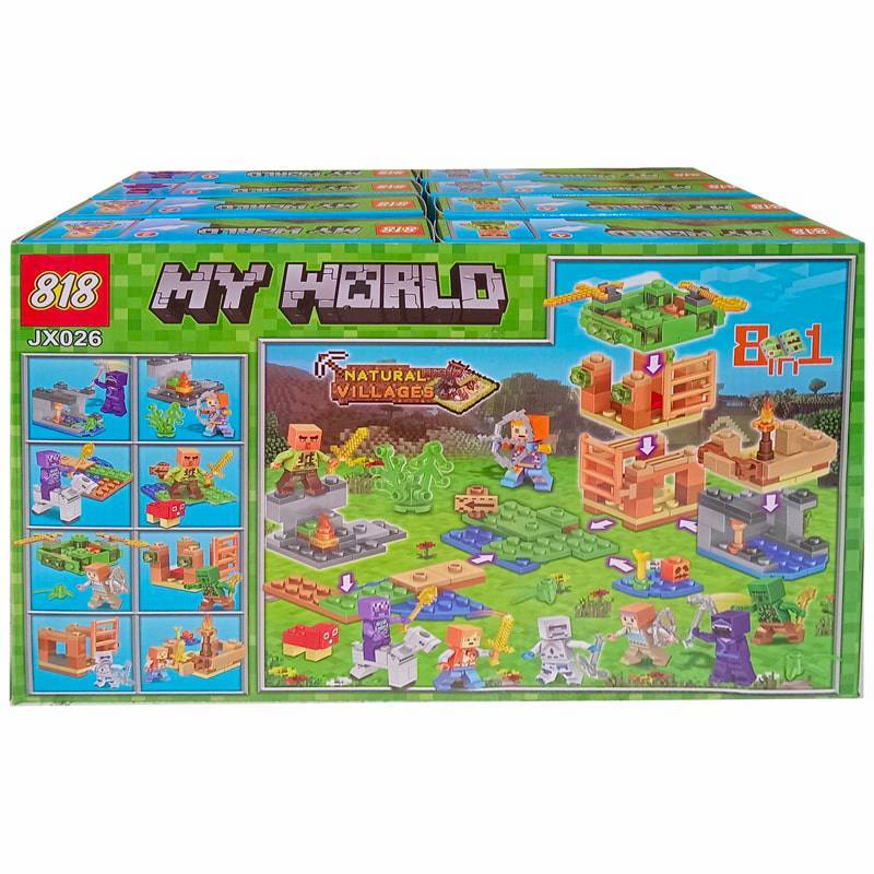 لگو روستایی ماینکرافت My World JX026 بسته 16 عددی