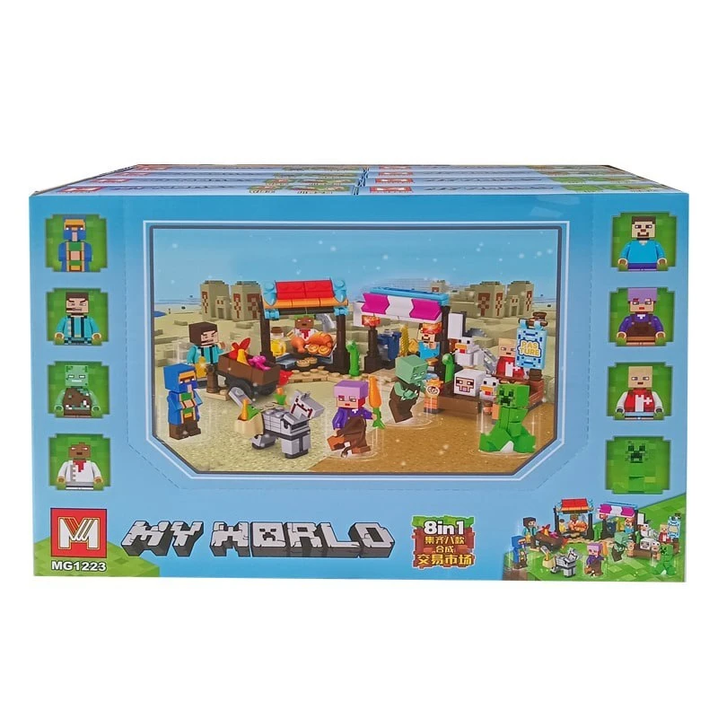 لگو بازار ماینکرفت My World MG1223 بسته 16 عددی