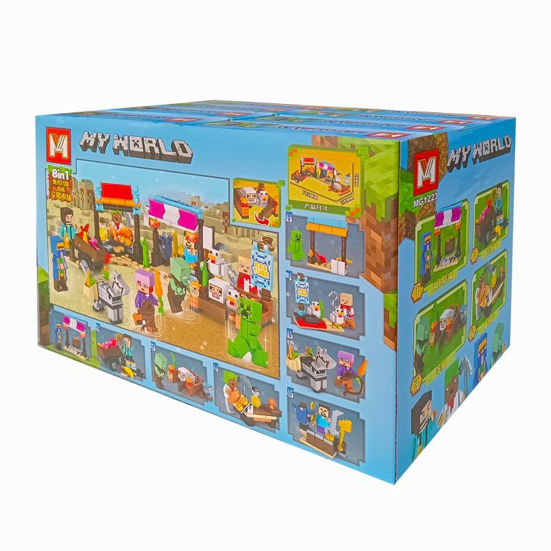 لگو بازار ماینکرفت My World MG1223 بسته 16 عددی
