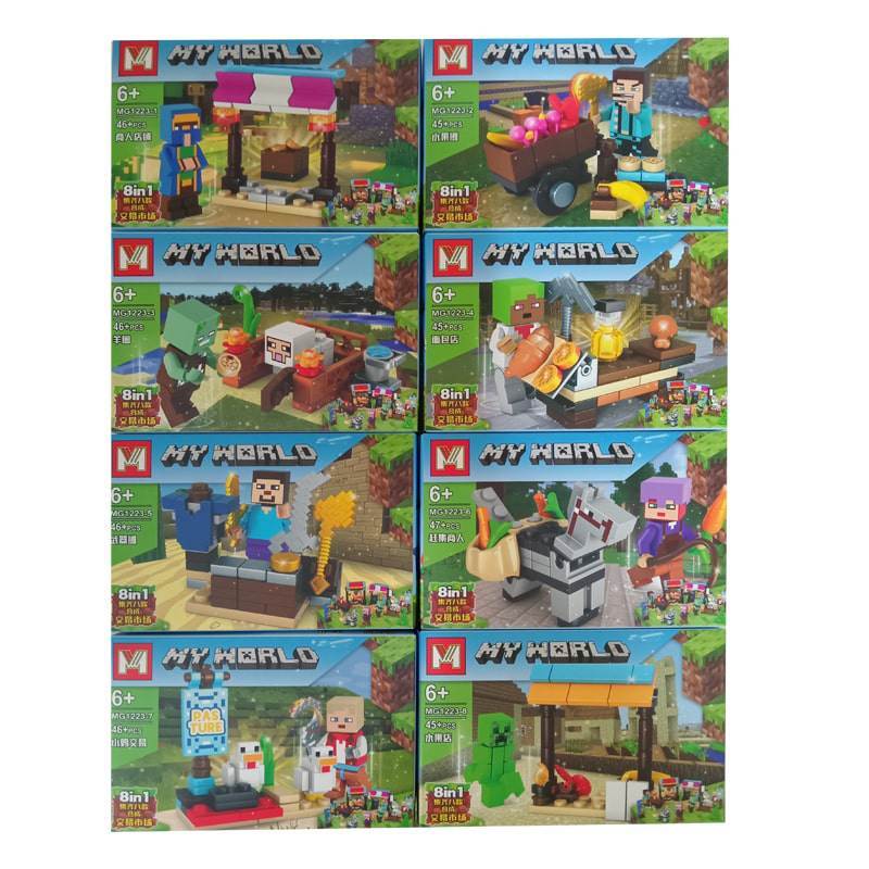 لگو بازار ماینکرفت My World MG1223 بسته 16 عددی