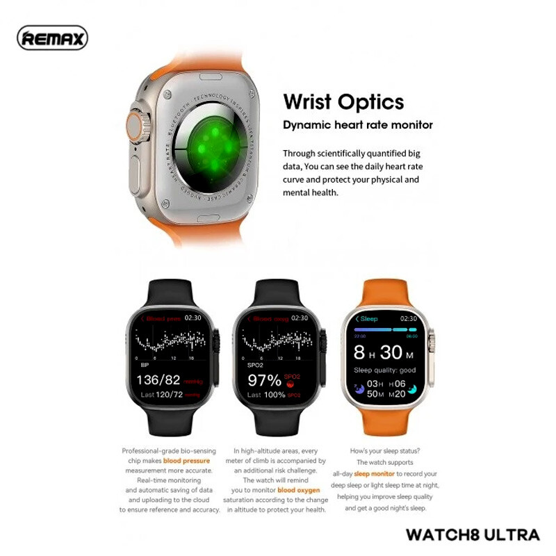 ساعت هوشمند ریمکس WATCH8 ULTRA