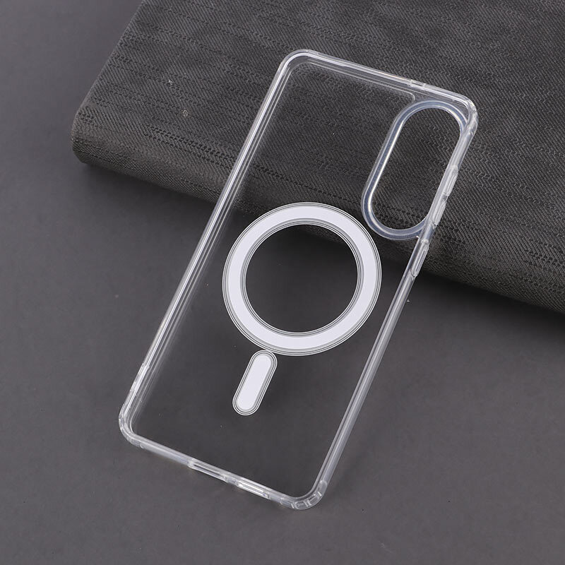 قاب ضد ضربه مگ سیف Clear Case Magnetic سامسونگ Galaxy S25 Edge
