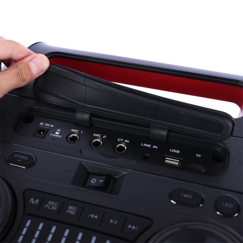 اسپیکر چمدانی بلوتوثی رویال RSP-1015 + میکروفون و ریموت کنترل