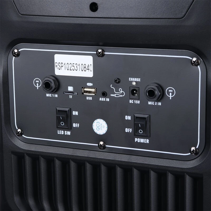 اسپیکر چمدانی بلوتوثی رویال Partybox RSB-1025 + میکروفون و ریموت کنترل