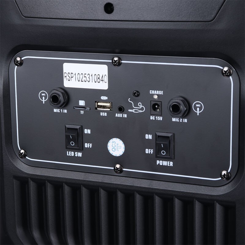 اسپیکر چمدانی بلوتوثی رویال Partybox RSB-1025 + میکروفون و ریموت کنترل