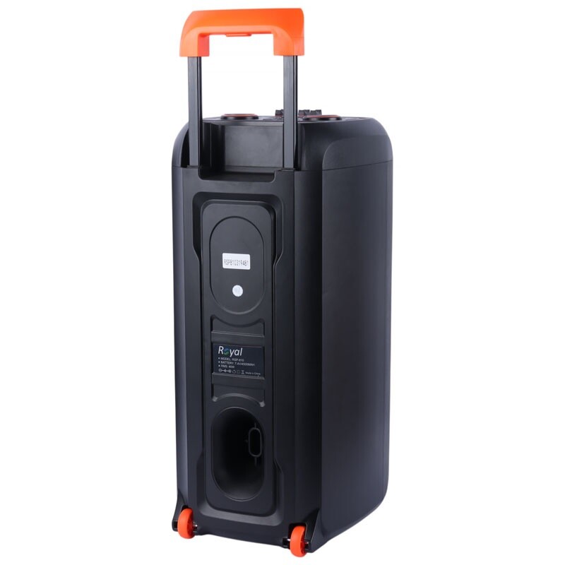 اسپیکر چمدانی بلوتوثی رویال RSP-810 + میکروفون و ریموت کنترل
