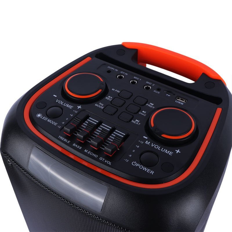 اسپیکر چمدانی بلوتوثی رویال RSP-810 + میکروفون و ریموت کنترل