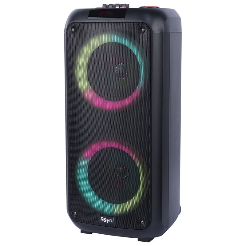 اسپیکر چمدانی بلوتوثی رویال RSP-810 + میکروفون و ریموت کنترل