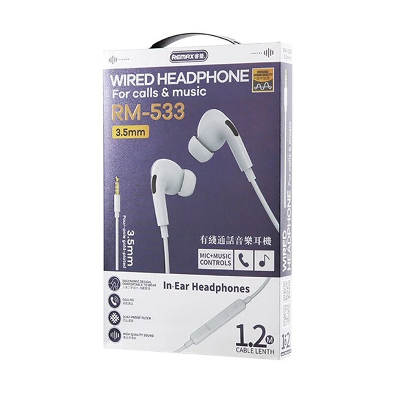 هندزفری سیمی ریمکس RM-533