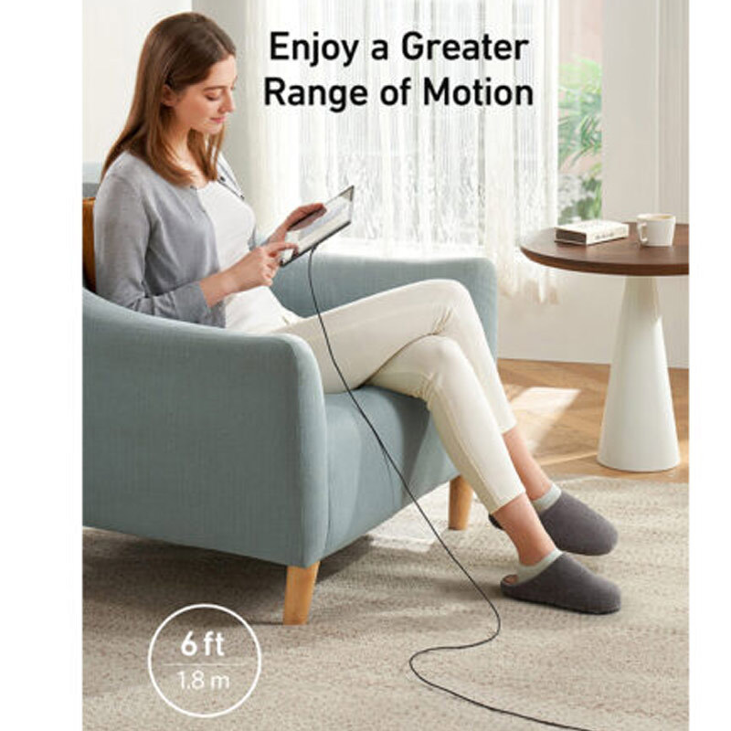 کابل تبدیل فست شارژ Anker A8833 Type-C To Lightning 18W 1.8m
