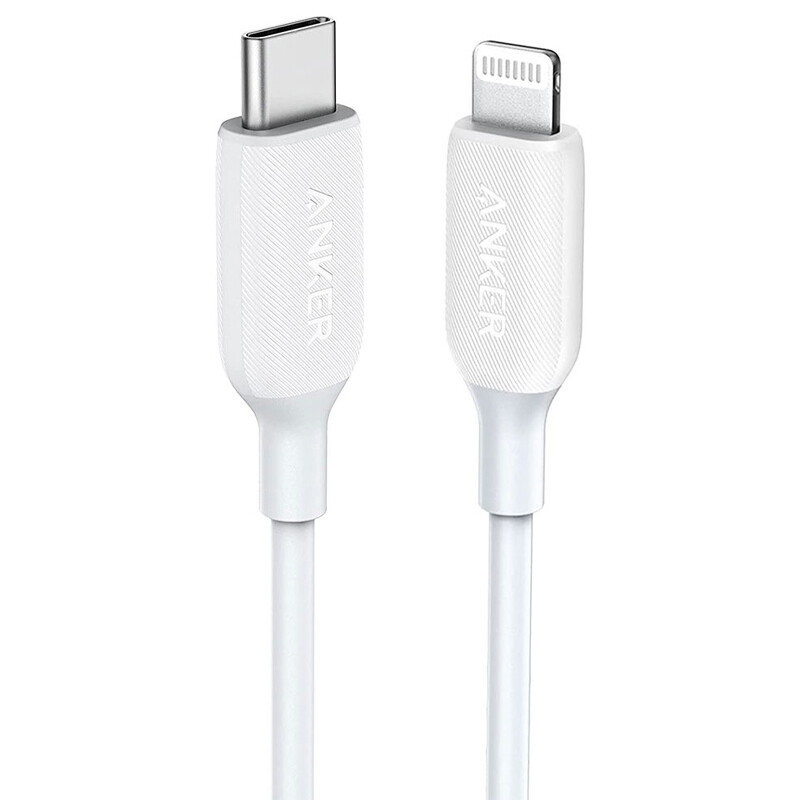 کابل تبدیل فست شارژ Anker A8833 Type-C To Lightning 18W 1.8m