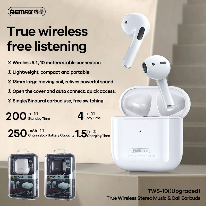 هندزفری بلوتوثی ریمکس TWS-10i