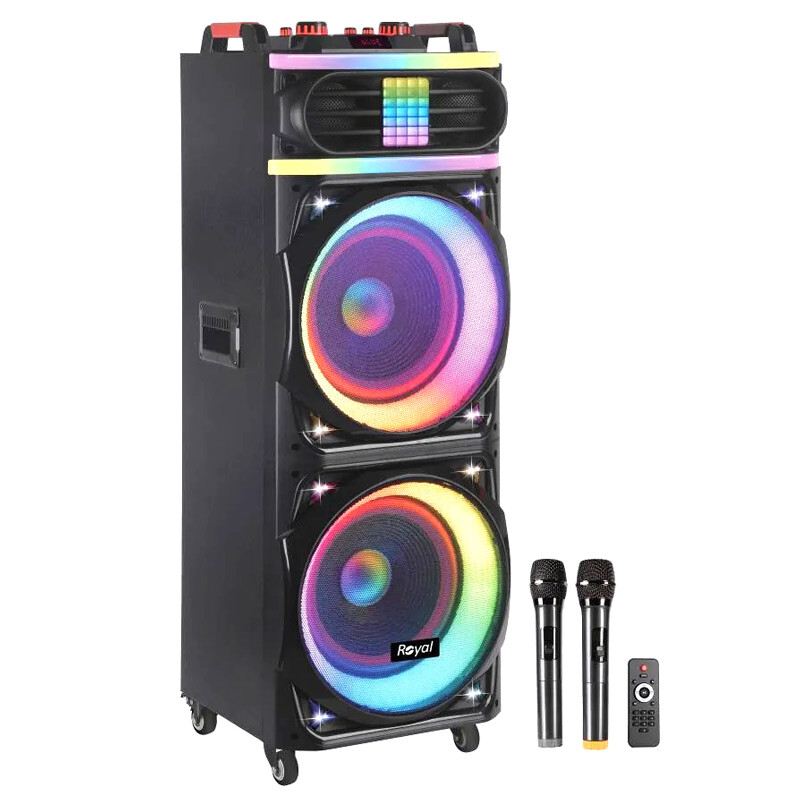 اسپیکر چمدانی بلوتوثی رویال Partybox RSB-1230 + میکروفون و ریموت کنترل