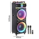 اسپیکر چمدانی بلوتوثی رویال Partybox RSB-1230 + میکروفون و ریموت کنترل