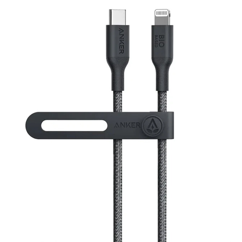 کابل تبدیل فست شارژ Anker A80b5 Type-C To Lightning PD 60W 0.9m