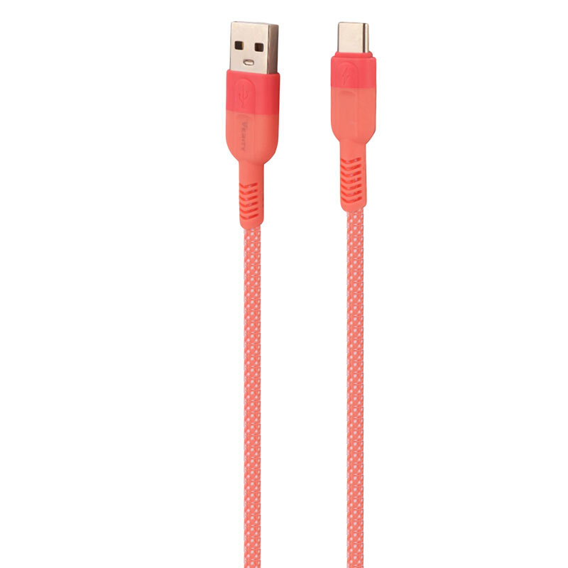 کابل تایپ سی فست شارژ Verity CB-3161T-W 3A PD 65W 1m