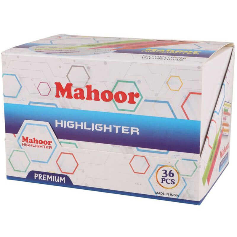 ماژیک هایلایت ماهور Mahoor بسته 36 عددی
