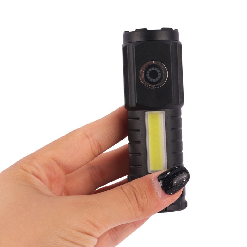 چراغ قوه پلیسی USB LED Flashlight