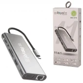 هاب 11 پورت Type-C رویال RHC-2110