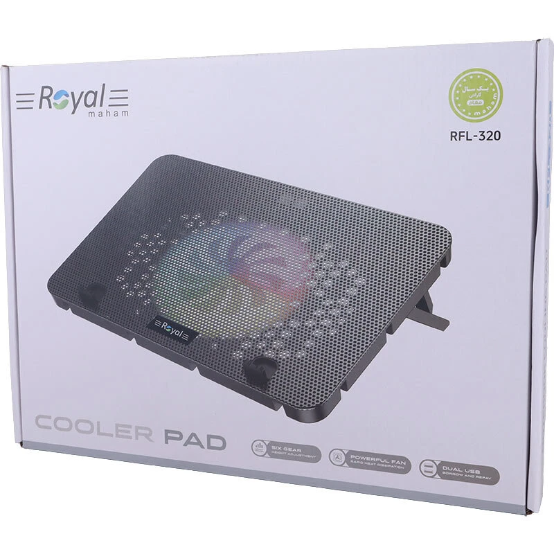 کول پد لپ تاپ رویال RFL-320 کد 2