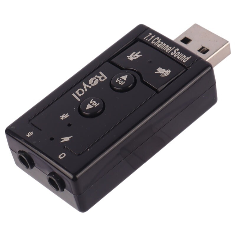 کارت صدا USB ولوم دار 7/1 رویال RS-701