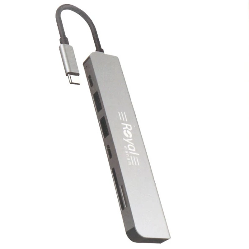 هاب 7 پورت Type-C رویال RHC-2120