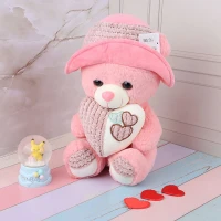 عروسک پولیشی خرس نشسته خارجی کد 110/1098